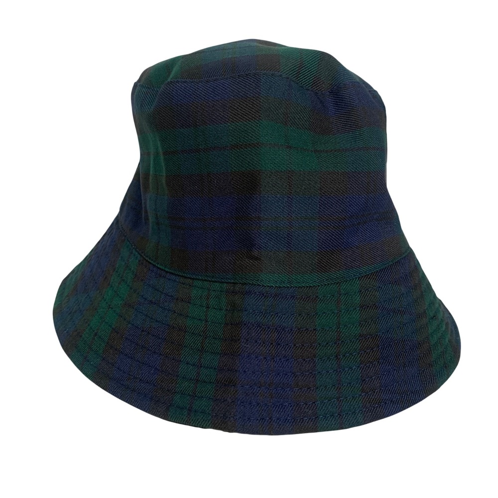 Tartan Traditions Bucket Hat Unisex One Size Black Watch Blue Green Plaid New - Picture 2 of 15
